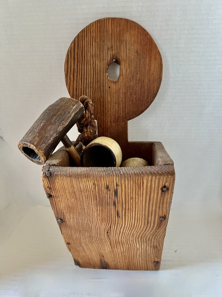 Large Lollipop Wall Box, 18th. century