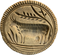 American Cow Butter Stamp