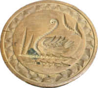 Swimming Swan Butter Print