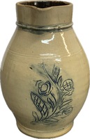 Incised Stoneware Pitcher