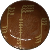 19th C. Redware Plate