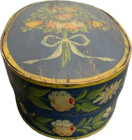 Paint Decorated Scandinavian Bride’s Box