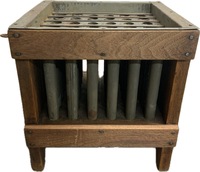 Bench-Top Rectangular 36 Hole Tin Candle Mold