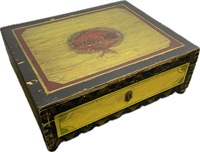 19th C. Flat Top Document Box