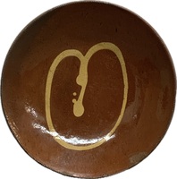 19th C. Redware Plate
