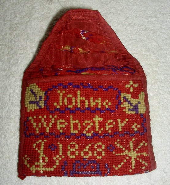 John Webster’s Needlework Wallet 1868