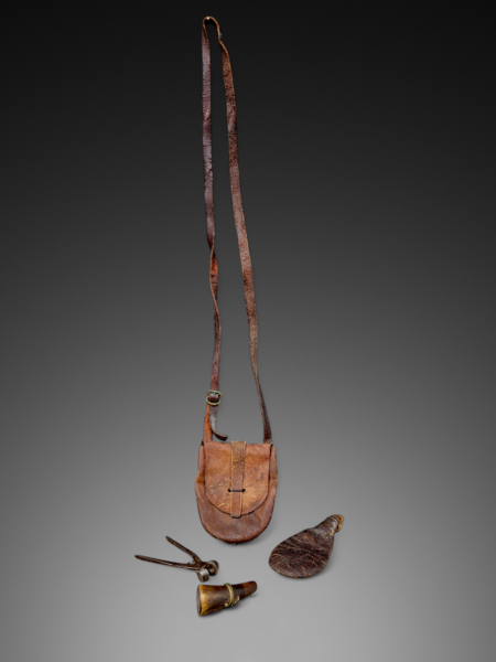19th c. Hunting Bag & Accessories